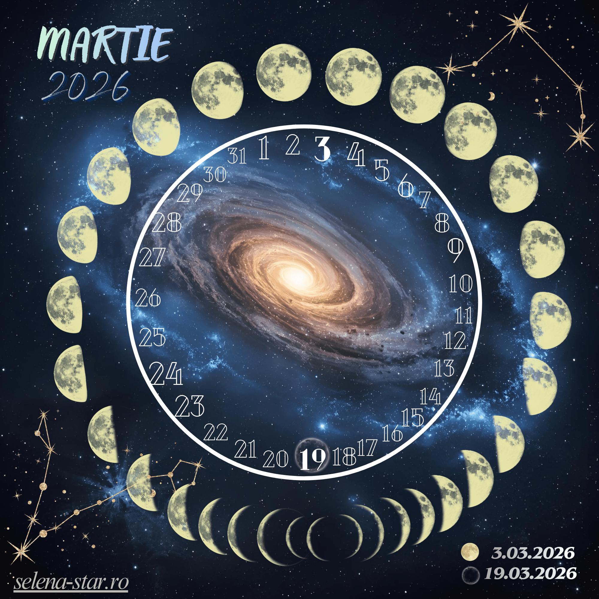 PDF Calendarul lunilor pline 2026 (Digital product) - selena star